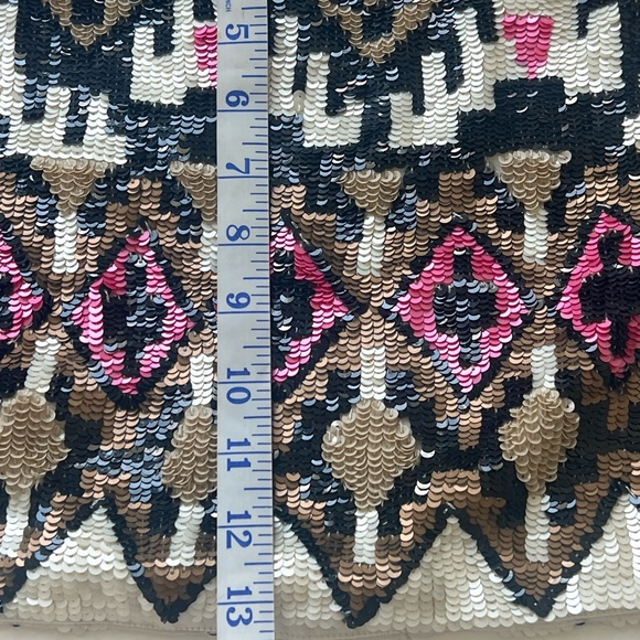 Pookie & Sebastian sequin mini skirt. Medium. Like new condition. NYC boutique - Picture 6 of 7